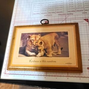 Vintage Hallmark Picture Lioness